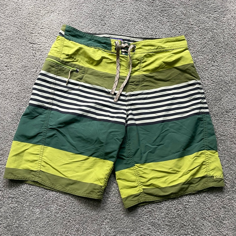 Patagonia Multicolor Striped Board Shorts